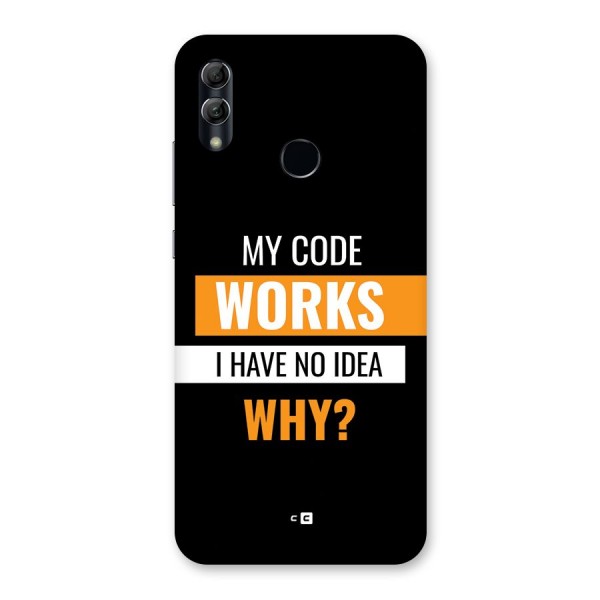 Coders Thought Back Case for Honor 10 Lite