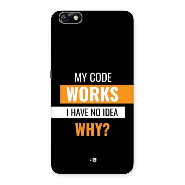Coders Thought Back Case for Honor 4X