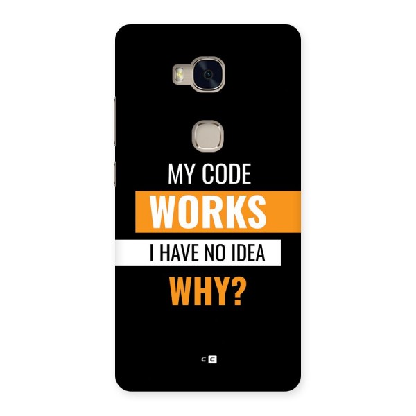 Coders Thought Back Case for Honor 5X