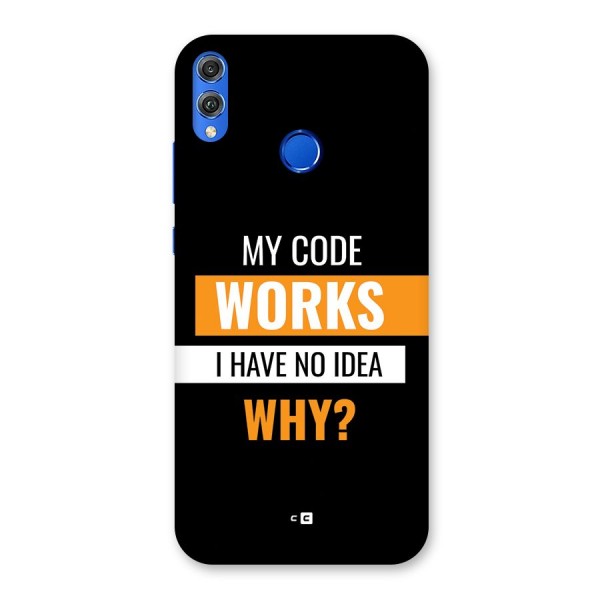 Coders Thought Back Case for Honor 8X