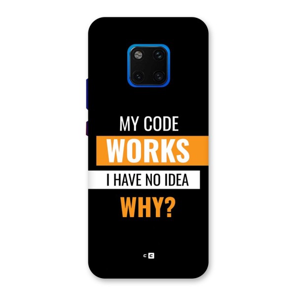 Coders Thought Back Case for Huawei Mate 20 Pro