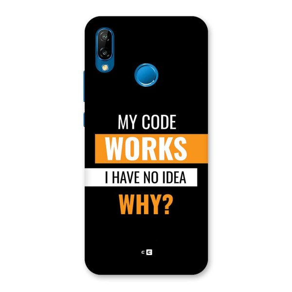 Coders Thought Back Case for Huawei P20 Lite