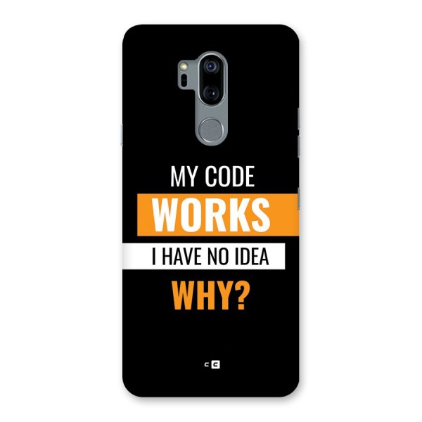 Coders Thought Back Case for LG G7