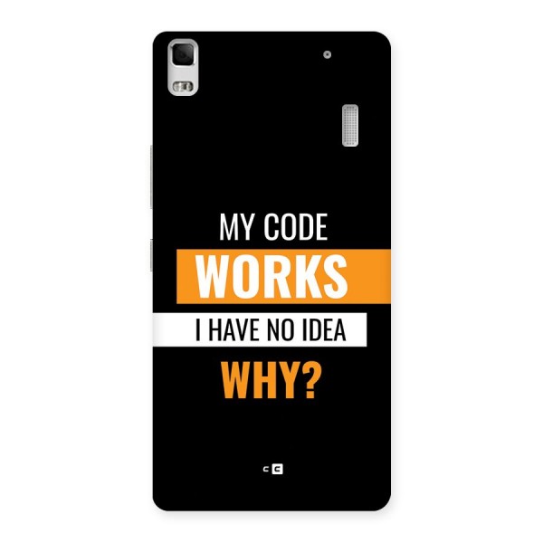 Coders Thought Back Case for Lenovo A7000