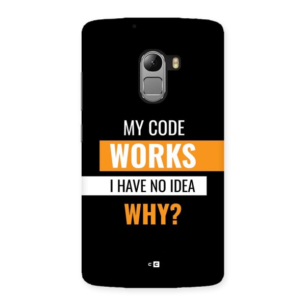 Coders Thought Back Case for Lenovo K4 Note