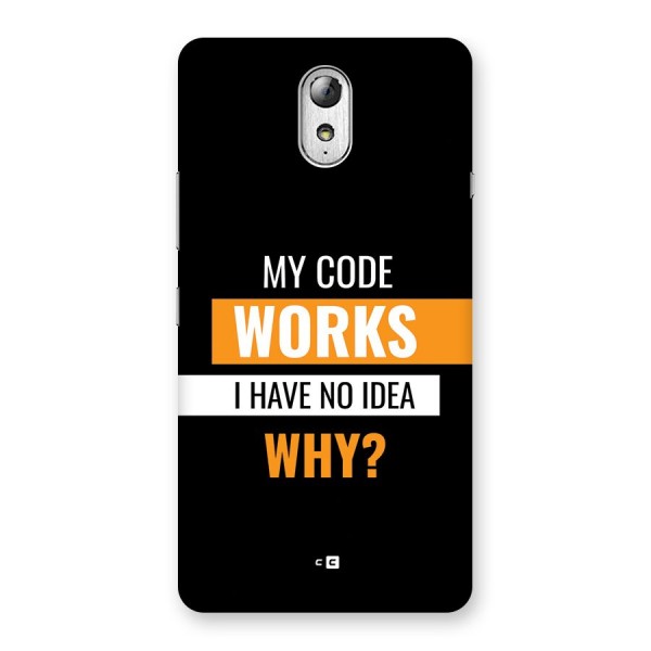 Coders Thought Back Case for Lenovo Vibe P1M
