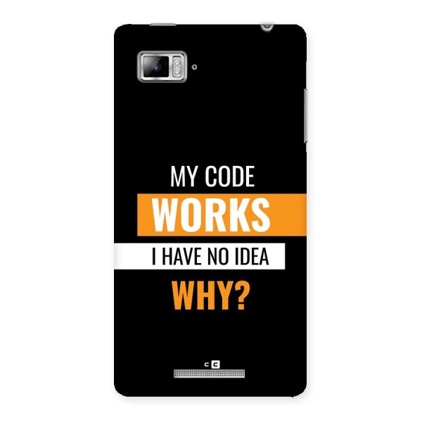 Coders Thought Back Case for Lenovo Vibe Z K910