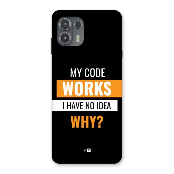 Coders Thought Back Case for Motorola Edge 20 Fusion