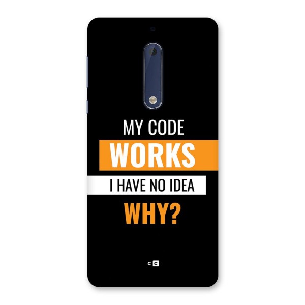 Coders Thought Back Case for Nokia 5