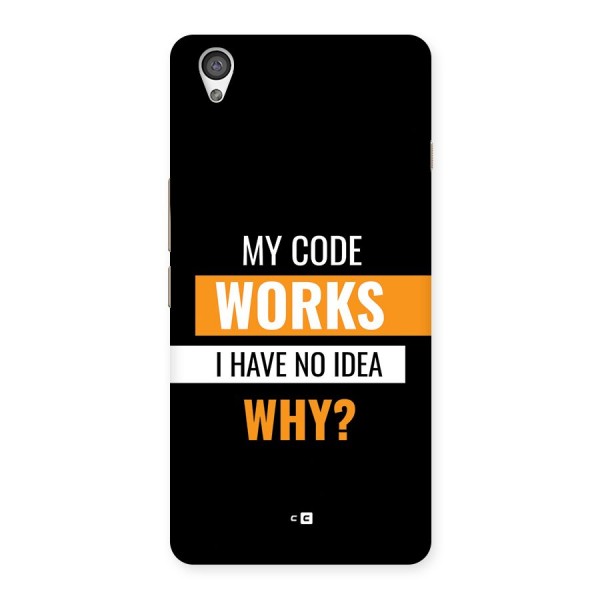 Coders Thought Back Case for OnePlus X