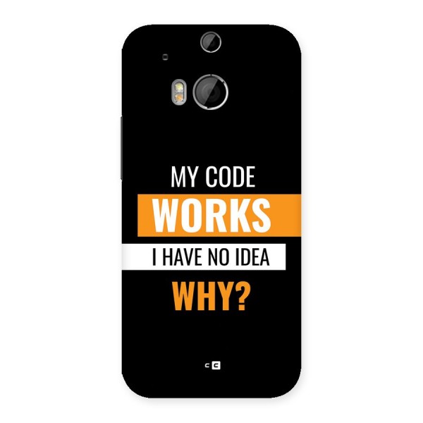 Coders Thought Back Case for One M8