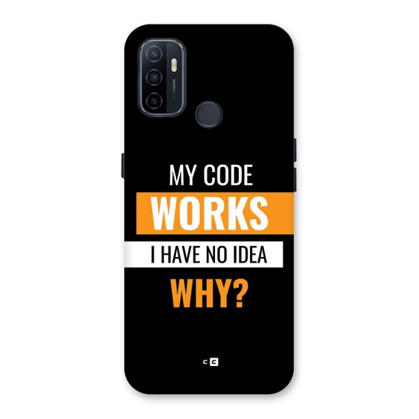 Coders Thought Back Case for Oppo A32