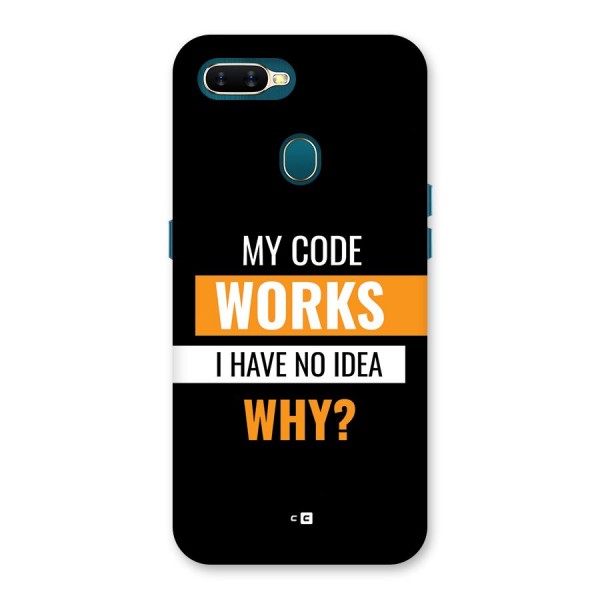 Coders Thought Back Case for Oppo A7