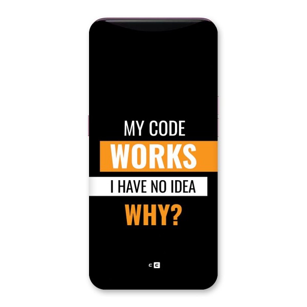 Coders Thought Back Case for Oppo Find X