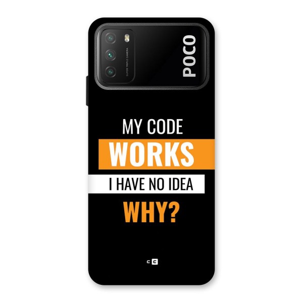Coders Thought Back Case for Poco M3