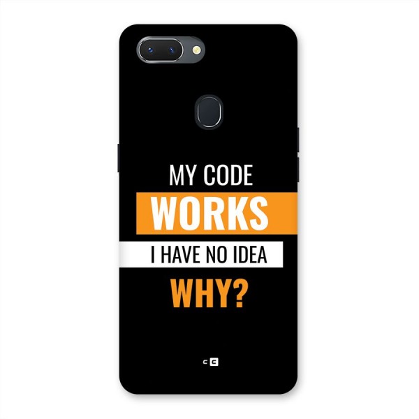 Coders Thought Back Case for Realme 2
