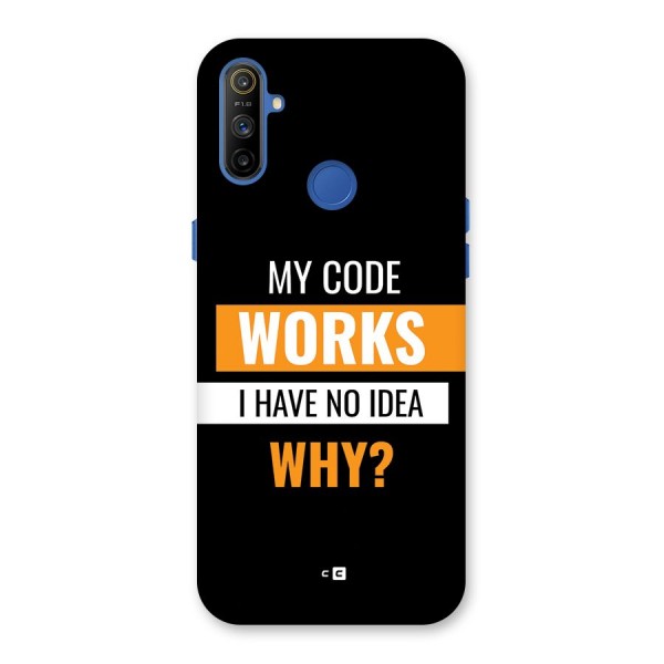 Coders Thought Back Case for Realme Narzo 10A