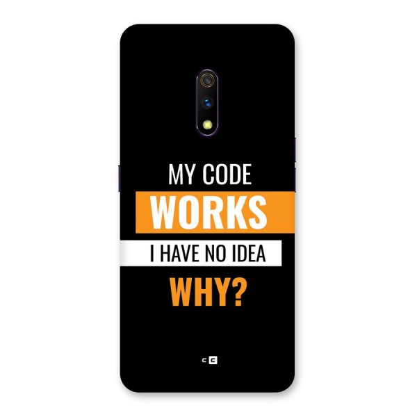 Coders Thought Back Case for Realme X