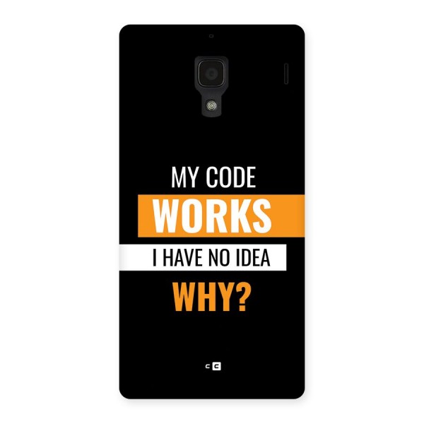 Coders Thought Back Case for Redmi 1s