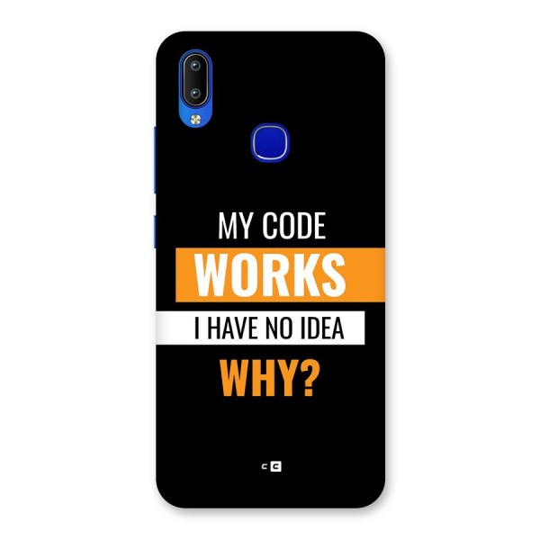 Coders Thought Back Case for Vivo Y91