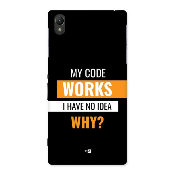 Coders Thought Back Case for Xperia Z1