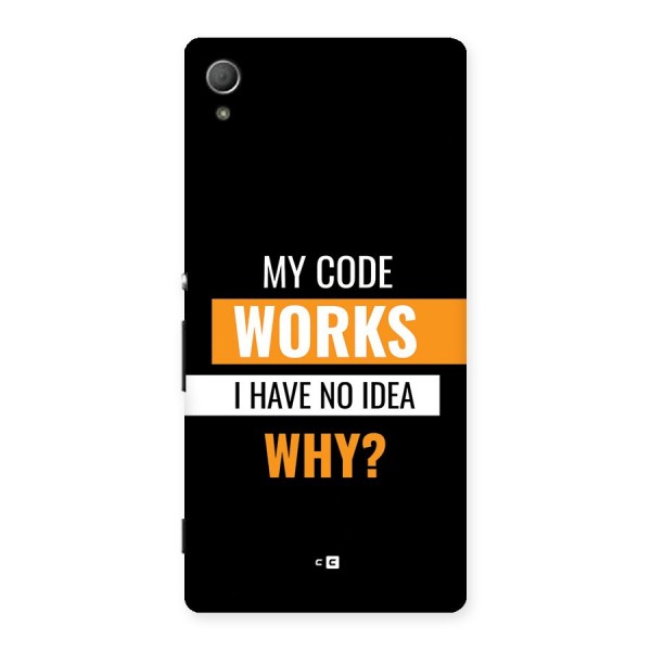 Coders Thought Back Case for Xperia Z3 Plus