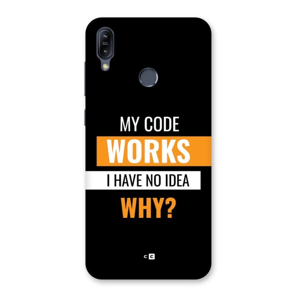 Coders Thought Back Case for Zenfone Max M2