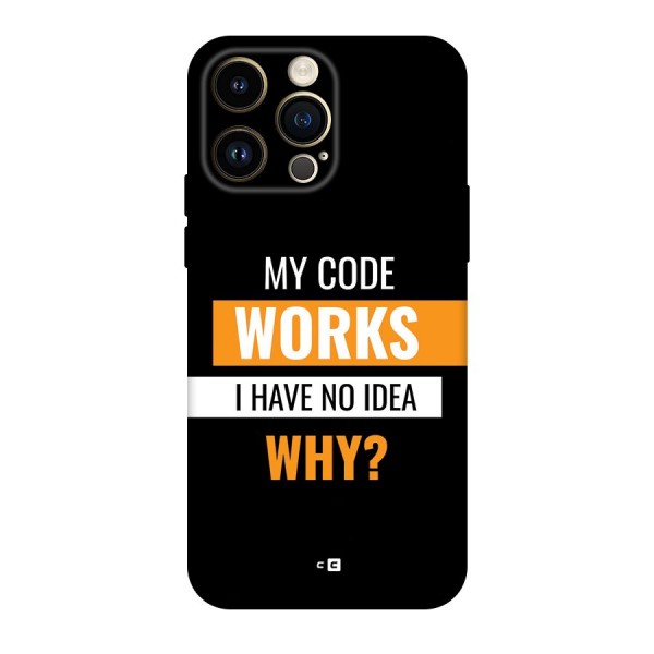 Coders Thought Back Case for iPhone 14 Pro Max