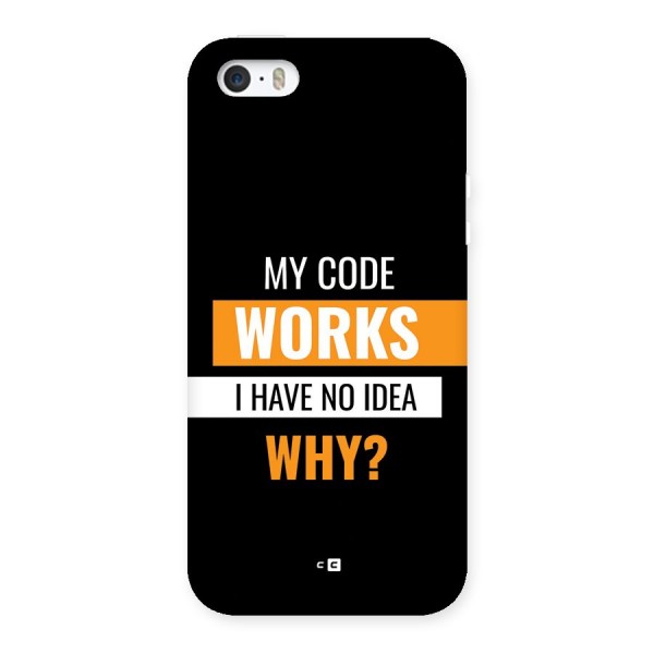 Coders Thought Back Case for iPhone SE 2016