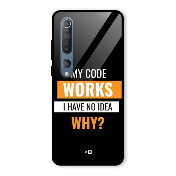 Coders Thought Glass Back Case for Mi 10