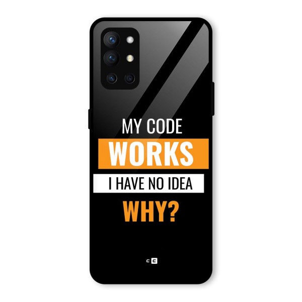 Coders Thought Glass Back Case for OnePlus 9R