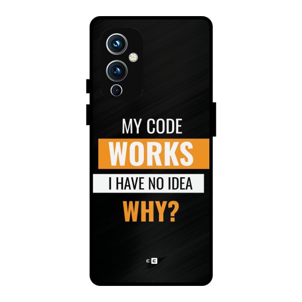 Coders Thought Metal Back Case for OnePlus 9