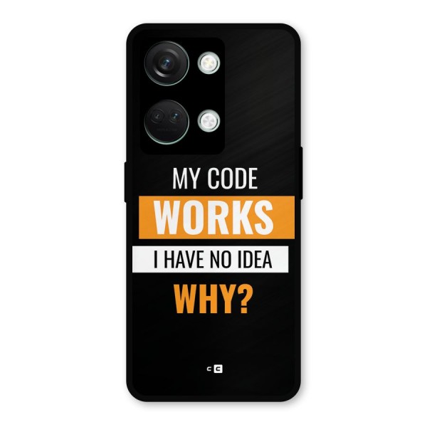 Coders Thought Metal Back Case for OnePlus Nord 3