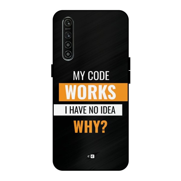Coders Thought Metal Back Case for Realme XT