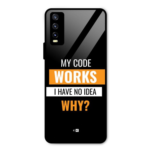 Coders Thought Metal Back Case for Vivo Y20i