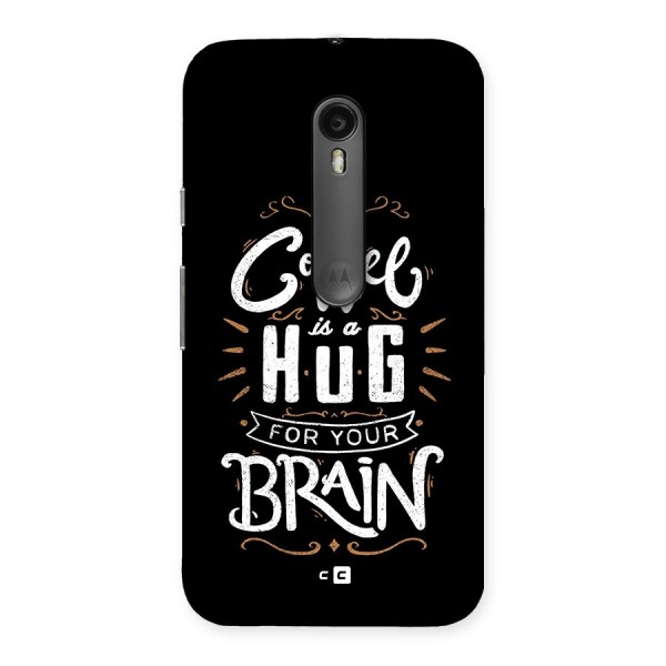 Coffee Brain Back Case for Moto G3
