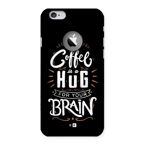 Coffee Brain Back Case for iPhone 6 Logo Cut