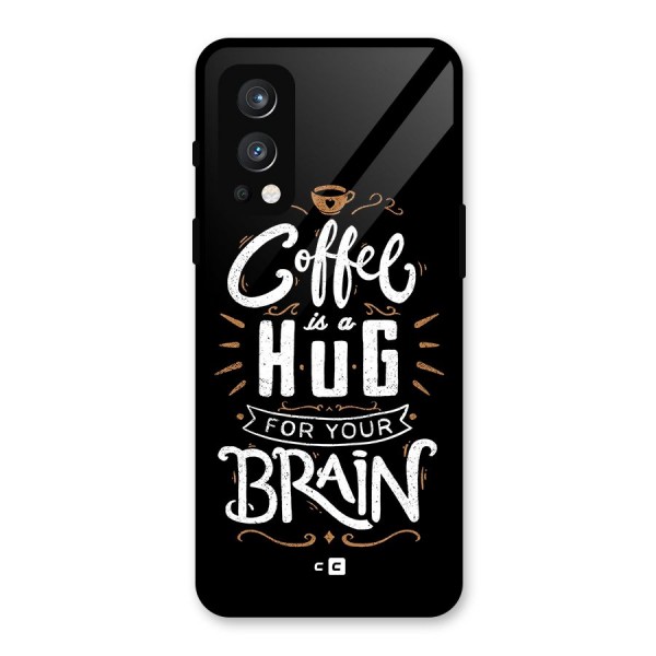 Coffee Brain Glass Back Case for OnePlus Nord 2 5G