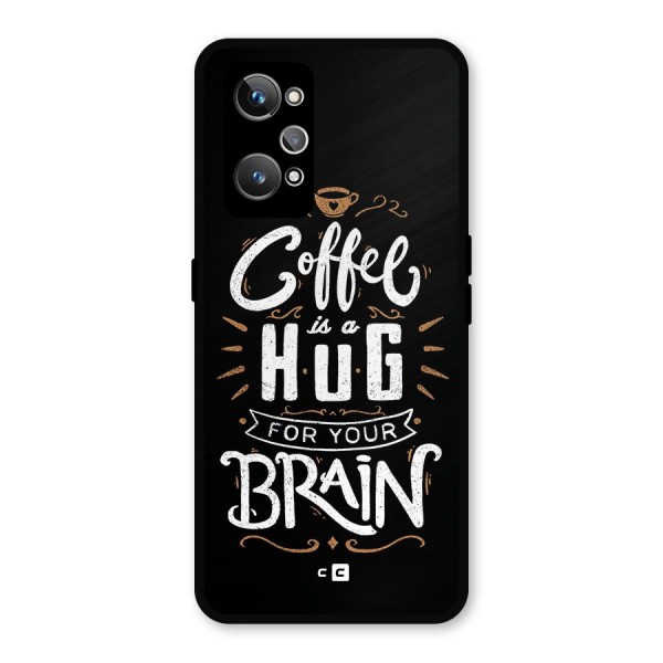 Coffee Brain Metal Back Case for Realme GT 2