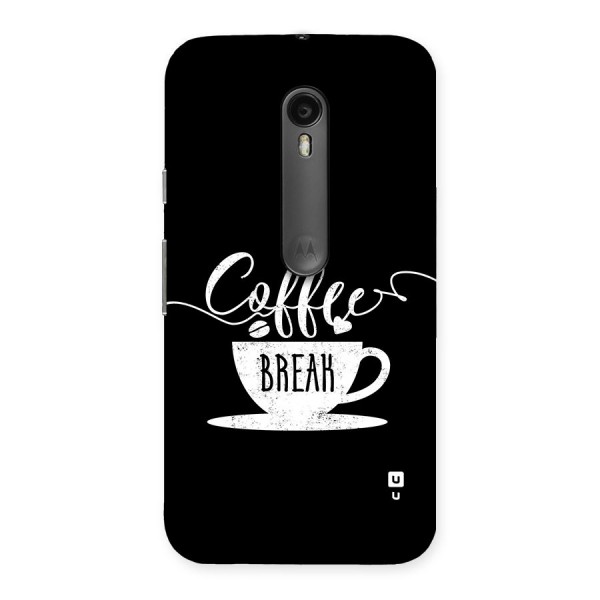 Coffee Break Back Case for Moto G3