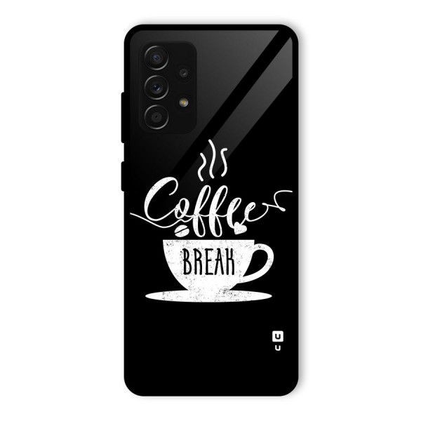 Coffee Break Glass Back Case for Galaxy A53 5G