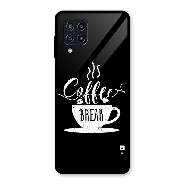 Coffee Break Glass Back Case for Galaxy M32