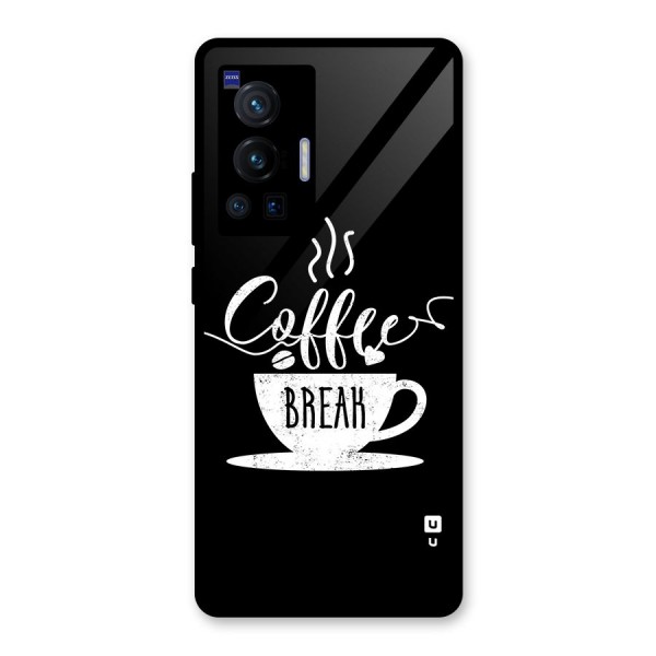 Coffee Break Glass Back Case for Vivo X70 Pro