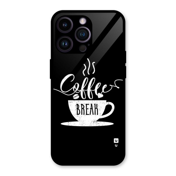 Coffee Break Glass Back Case for iPhone 14 Pro Max