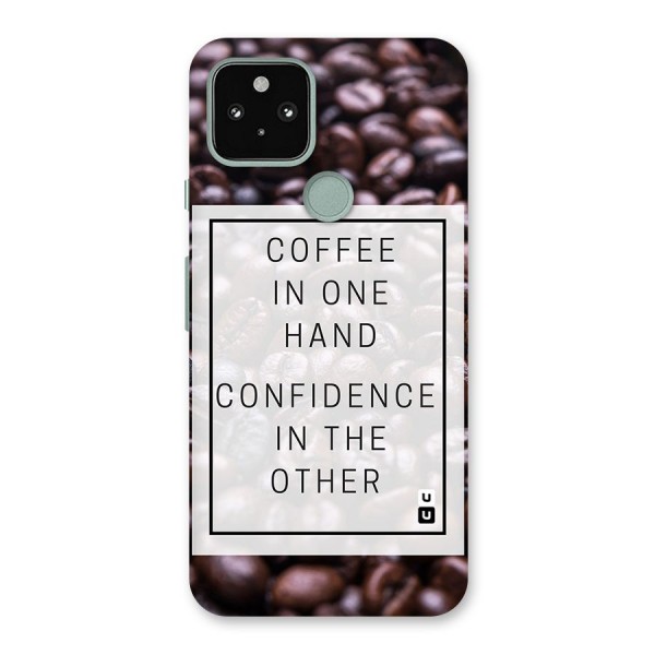 Coffee Confidence Quote Back Case for Google Pixel 5