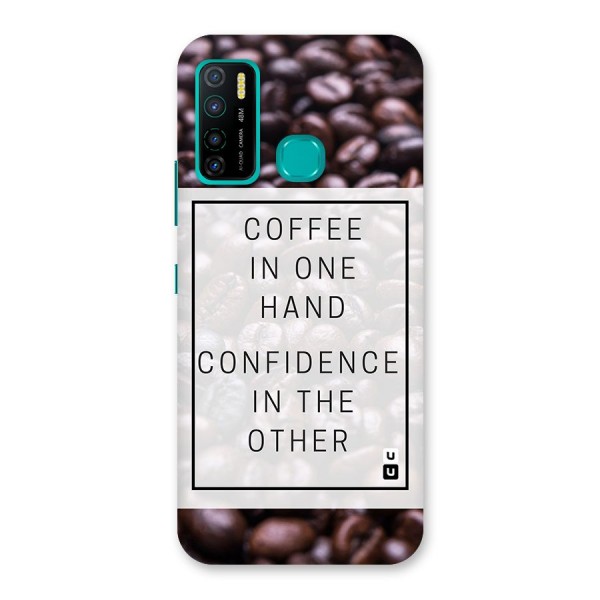 Coffee Confidence Quote Back Case for Infinix Hot 9 Pro