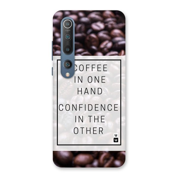 Coffee Confidence Quote Back Case for Mi 10
