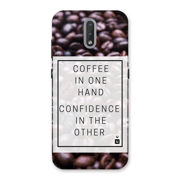 Coffee Confidence Quote Back Case for Nokia 2.3
