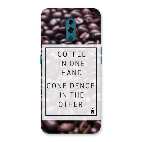 Coffee Confidence Quote Back Case for Oppo Reno