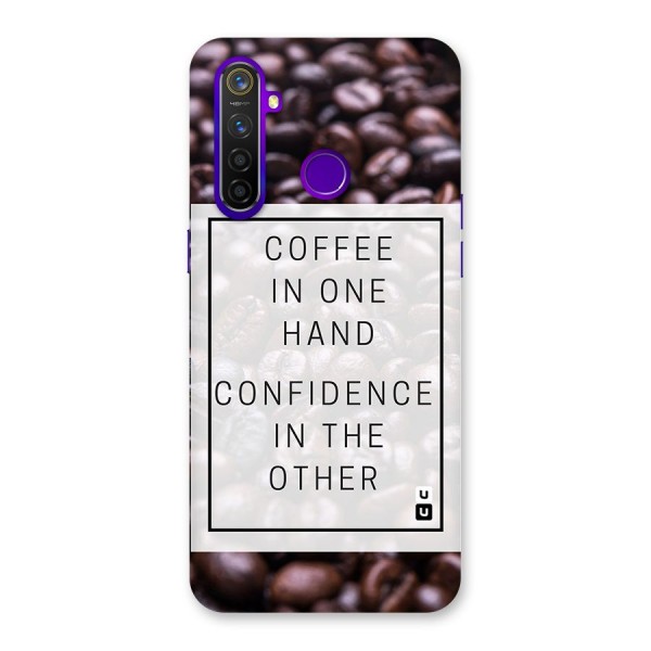 Coffee Confidence Quote Back Case for Realme 5 Pro